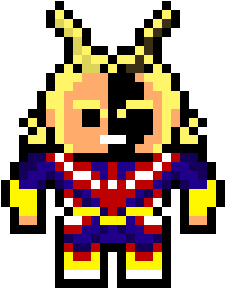 All Might - Art (350x430), Png Download