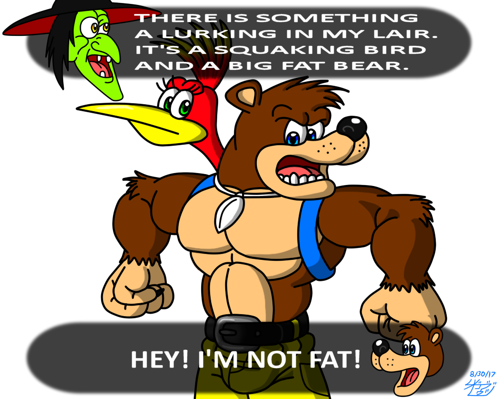 Do I Look Fat - Fat Banjo Kazooie (1000x800), Png Download