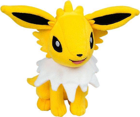 1 Of - Tomy Pokemon Small Stuffed Figure - Jolteon (600x600), Png Download