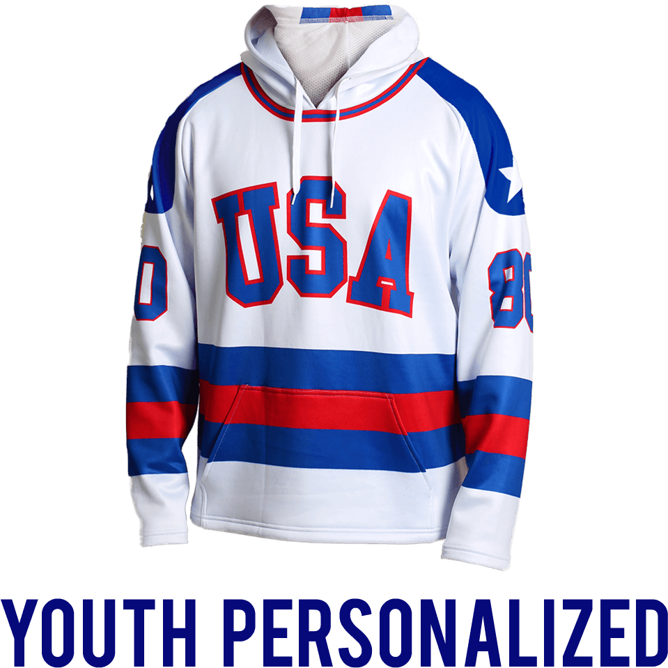 Usa Hockey Jersey Sweatshirt (1000x1000), Png Download