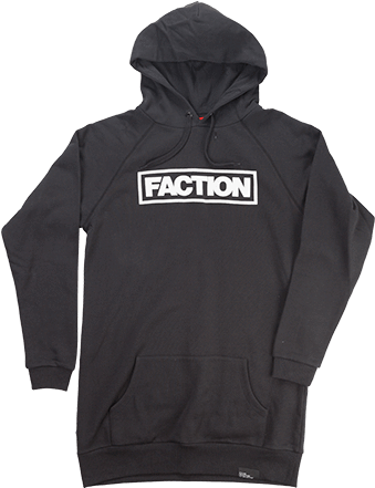 Tall Logo Hoodie - Faction Collective (412x440), Png Download