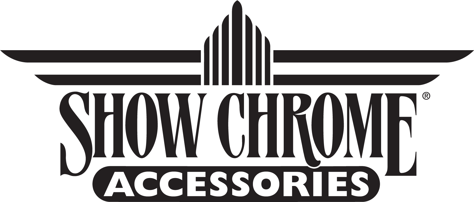 Show Chrome Accessories Black - Show Chrome Accessories (2100x1050), Png Download