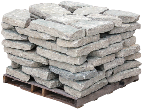 Canyon Grey Medium Natural Stone, Pallet - Wall (700x465), Png Download