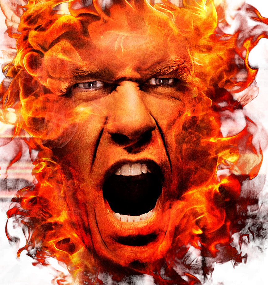 John Cena Fire Png By Kaldtime - Wwe - Hell In A Cell 2011 (dvd) (868x921), Png Download