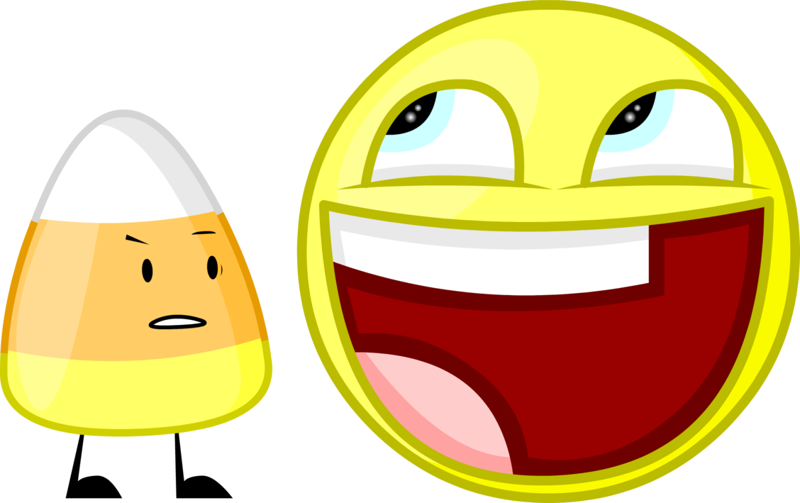 Candy Corn And Epic Face By Meleeobjects4 - 170853 (1128x709), Png Download