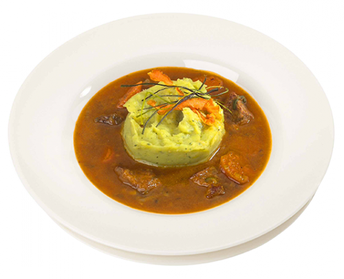 Liellopu Gulashzupa - Goulash (500x405), Png Download