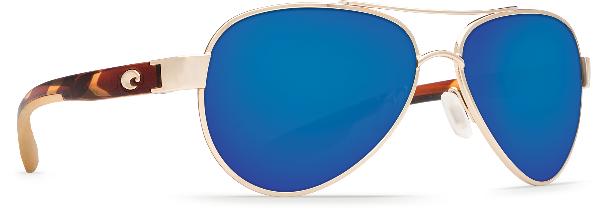 Costa Del Mar Loreto Sunglasses In Rose Gold, Metal - Costa Del Mar Sunglasses (2000x1000), Png Download