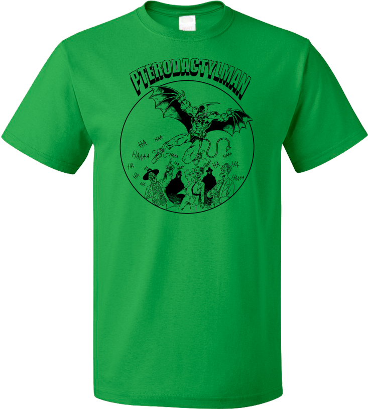 Pterodactyl Man T-shirt - T Shirt Design For Family And Friends (804x1005), Png Download