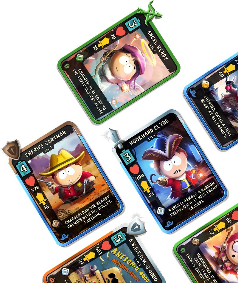 Full Of Trademark South Park Humor, Favorite Characters - Collectible Card Game (800x964), Png Download