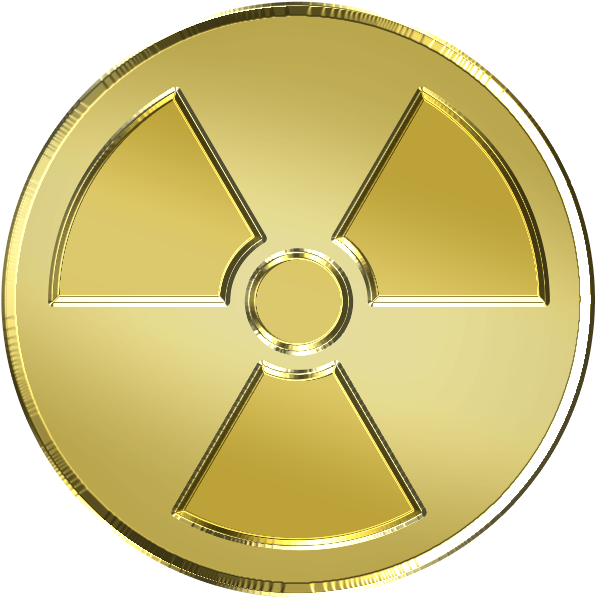 Gold Nuke Medal Thing By Omegahunter - Gold (648x689), Png Download
