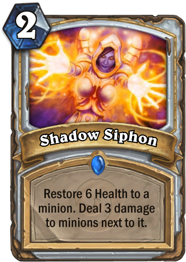 Early Game Removal, Minion Sustainability, Or Late - Hearthstone Silence Custom Card (400x543), Png Download