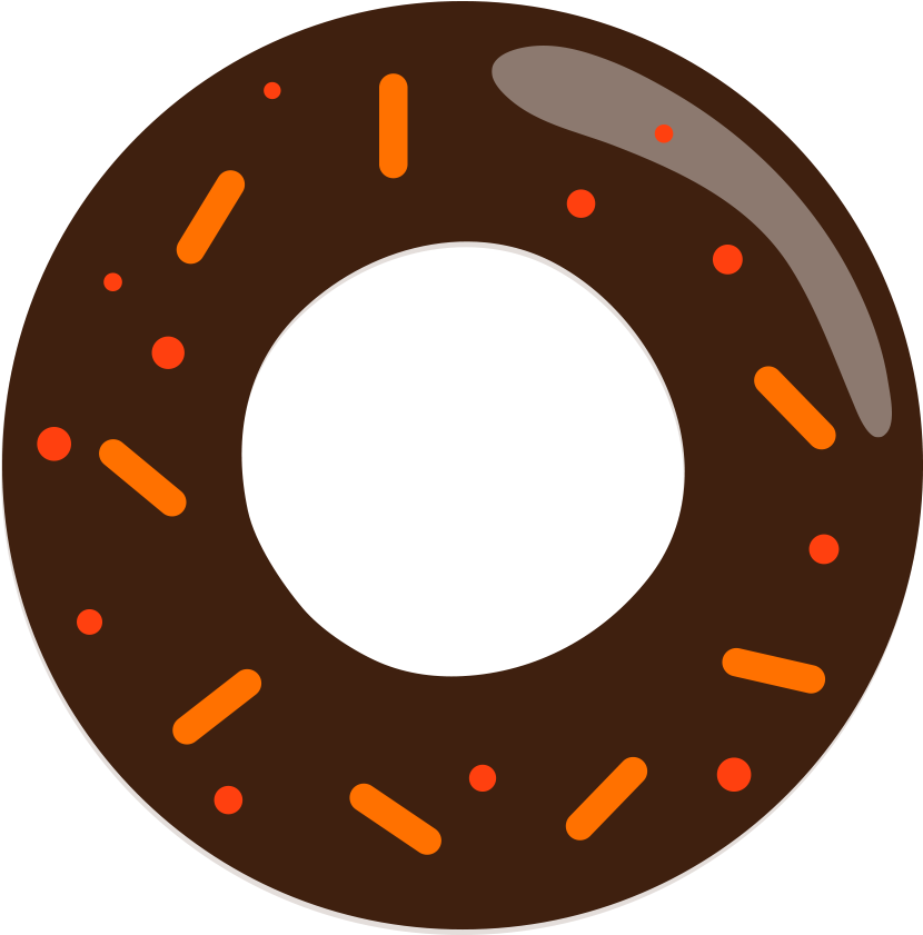 Clip Black And White Library Bagel Drawing Coffee Donut - Food (1600x1600), Png Download