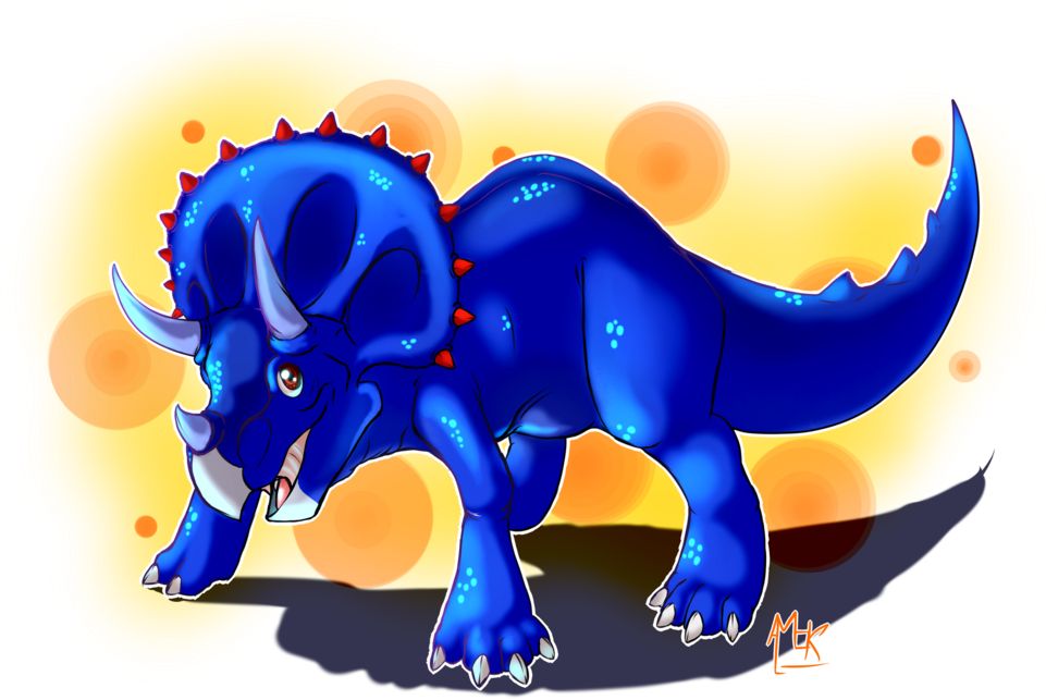 Matt The Triceratops - Triceratops (1024x727), Png Download