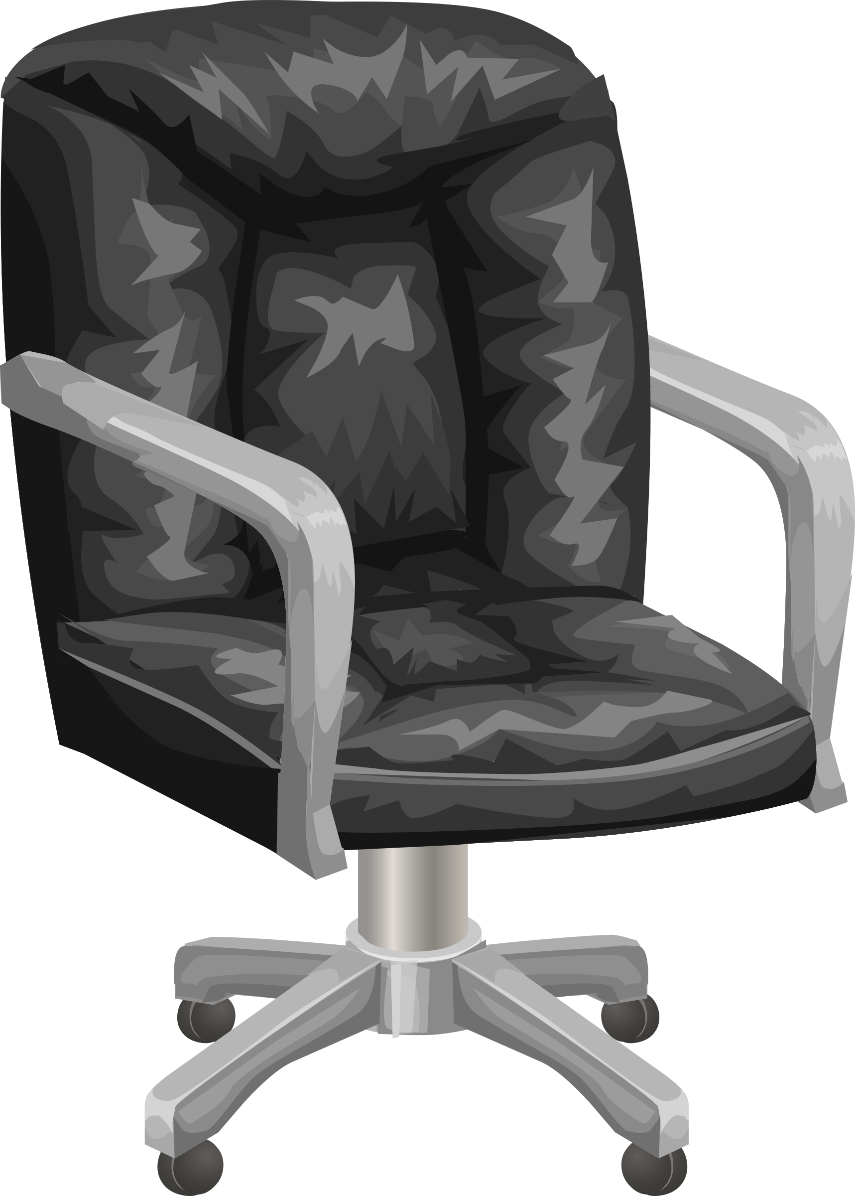 This Free Icons Png Design Of Black Office Chair From - Chair (1717x2400), Png Download