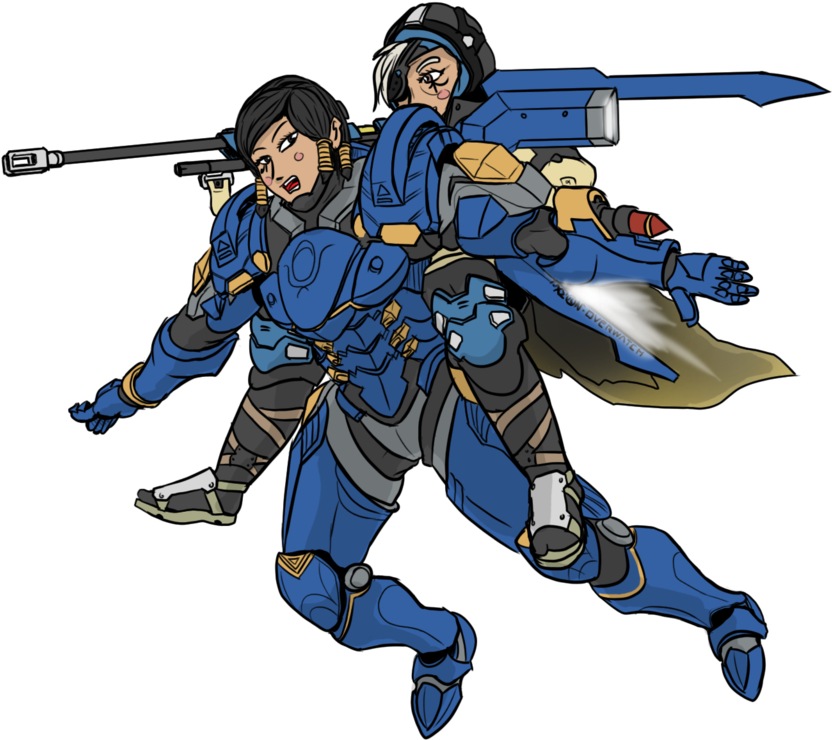 Raptorion - Overwatch Sniper Fan Character (1024x768), Png Download