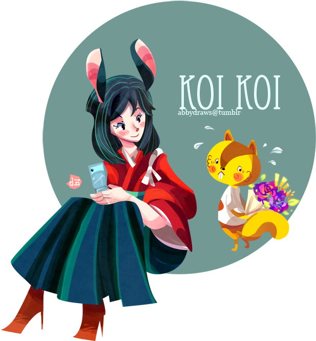 Summer Wars Images Natsuki And Kenji's Avatars Wallpaper - Koi-koi (700x700), Png Download