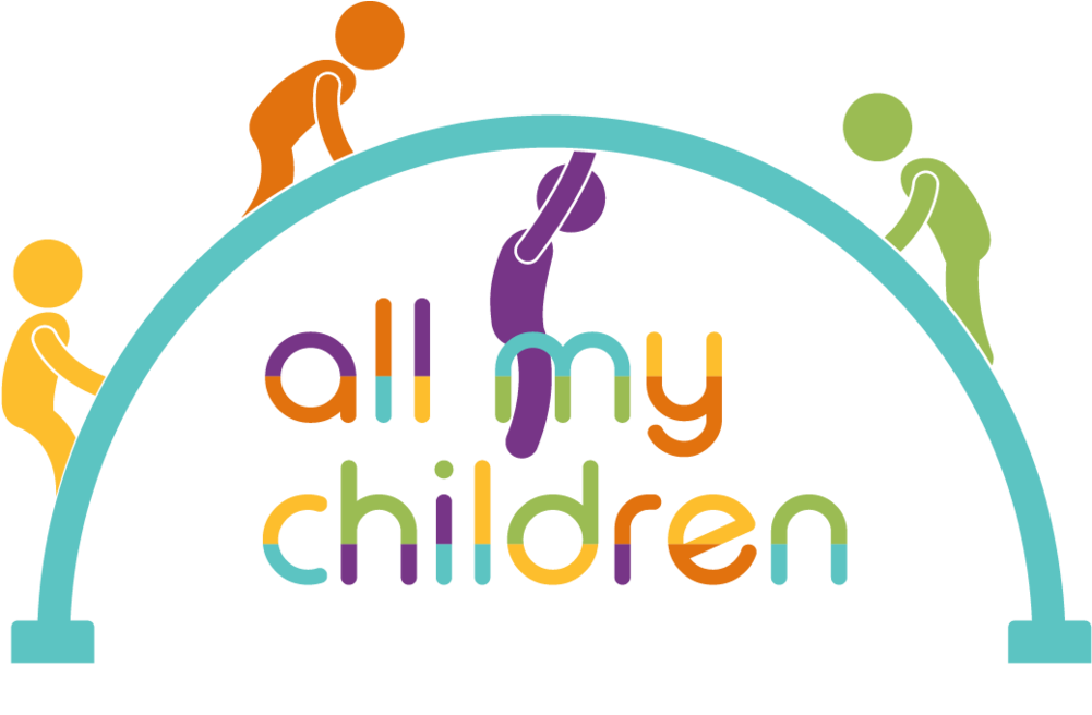 All My Children - Kids Playing In The Park Clip Art Black And White (1000x671), Png Download