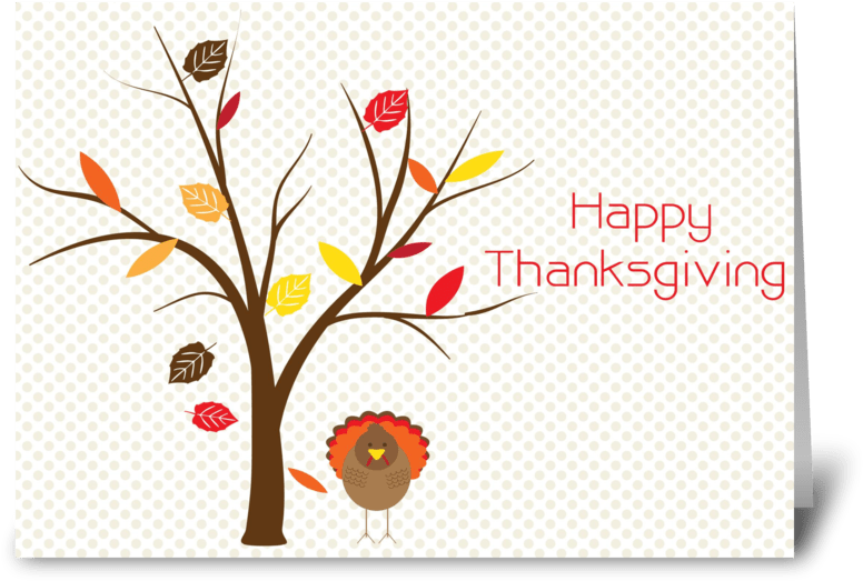 Happy Thanksgiving Greeting Card - Greeting Card (848x698), Png Download