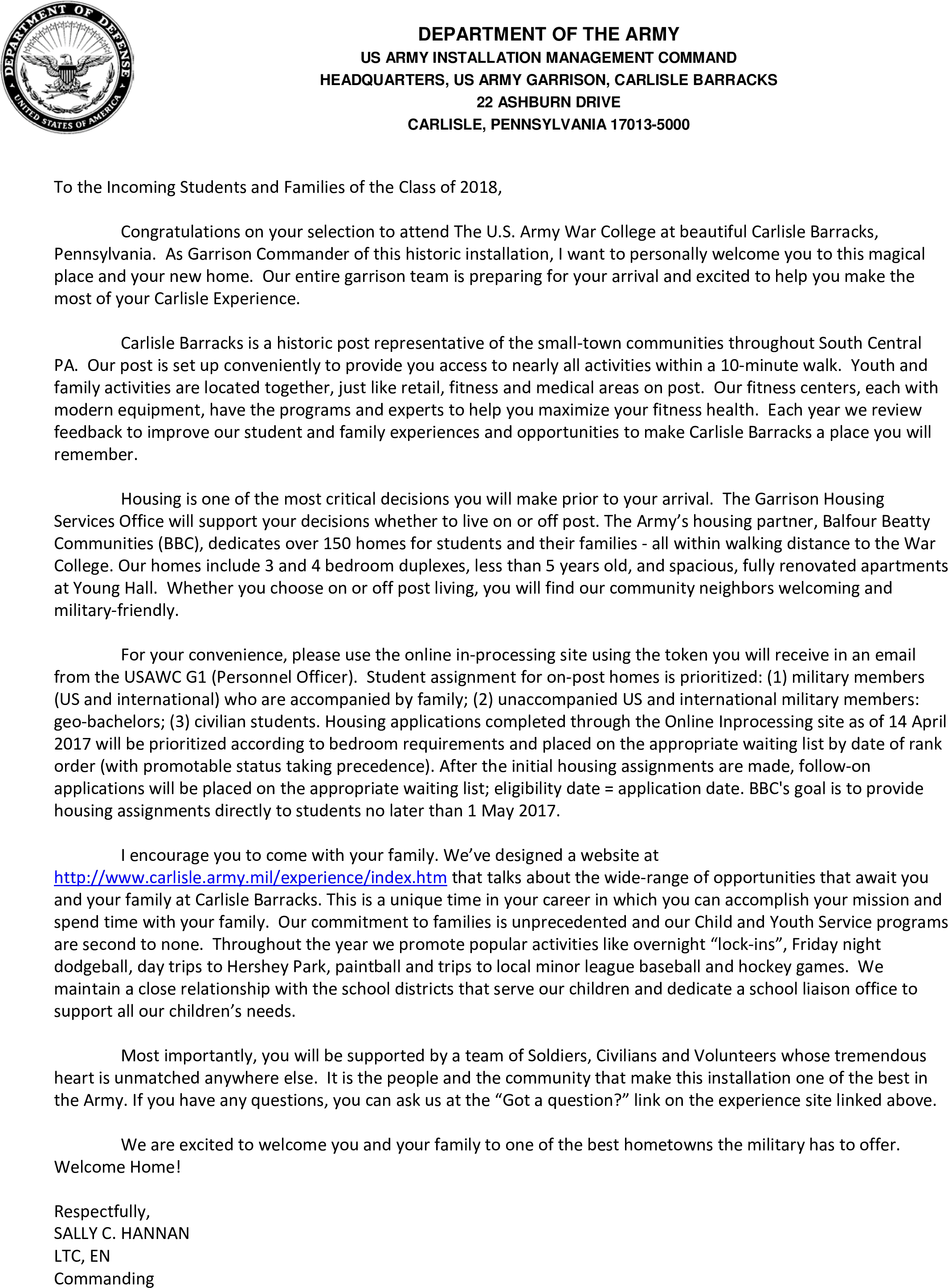 Class 2018 Welcome Letter Main Image - Protecting The Homeland Report Of The Defense Science (2550x3300), Png Download