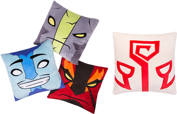 Are You Sufficiently Tempted By Any Of The New Merch, - Подушки Dota 2 (620x408), Png Download