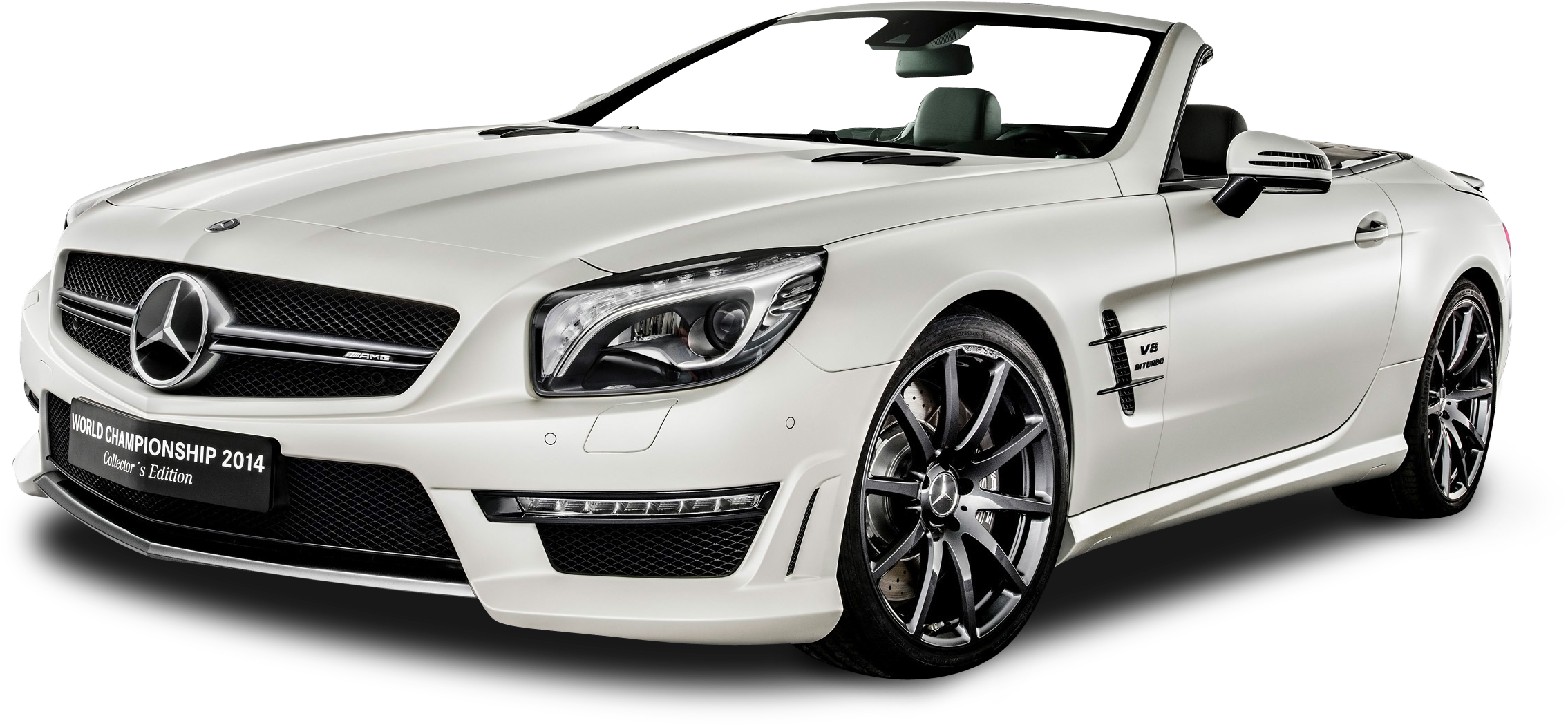 White Mercedes Amg Sl63 Car Png Image - Luxury Car White Sport (2367x1197), Png Download