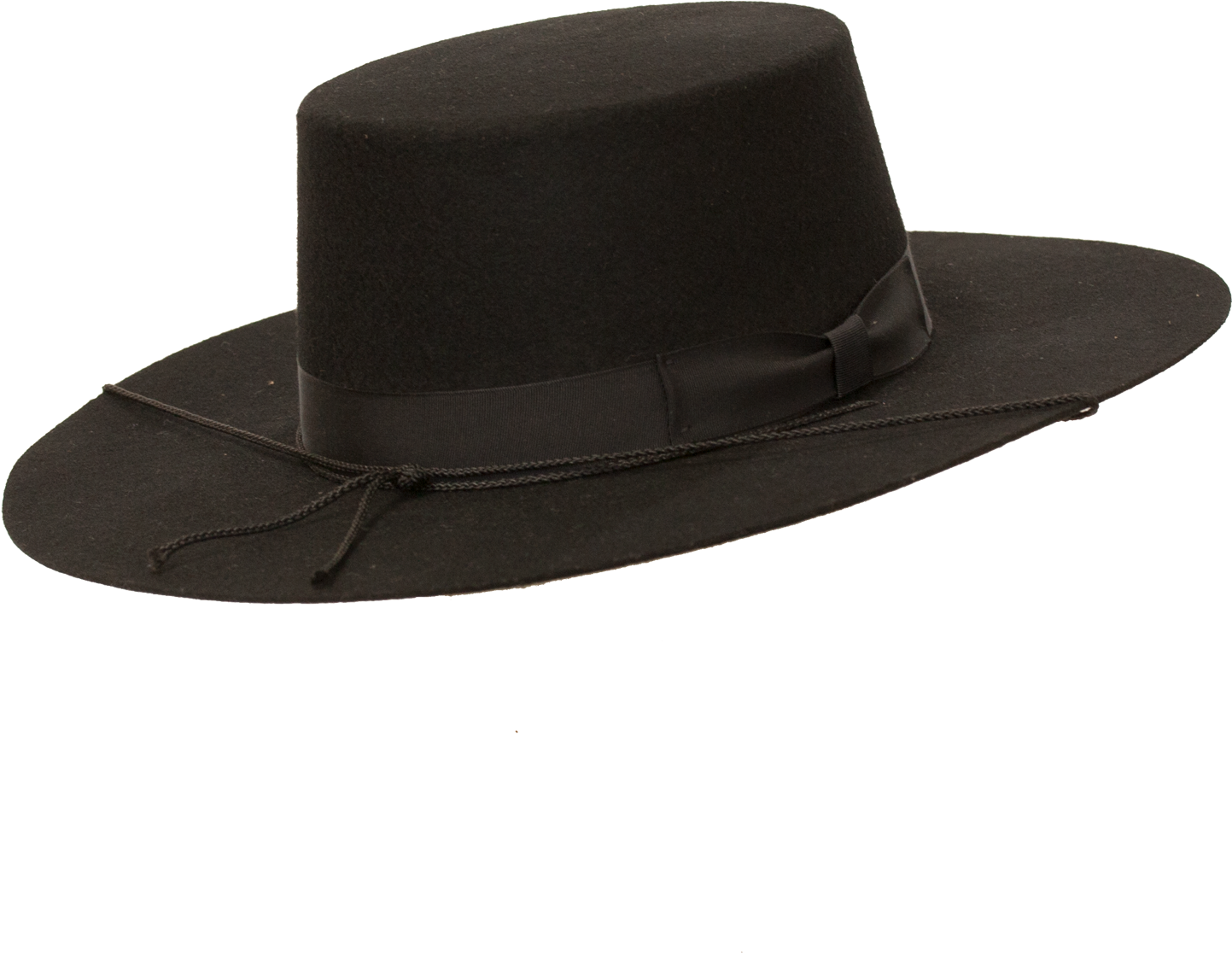 Bolero Wide Brim Flat Crown Hat By Capas - Flat Brim Flat Crown Hat (1500x1500), Png Download
