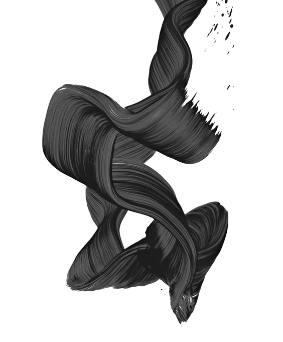 Brush Sticker - Single Brush Stroke Painting (564x681), Png Download