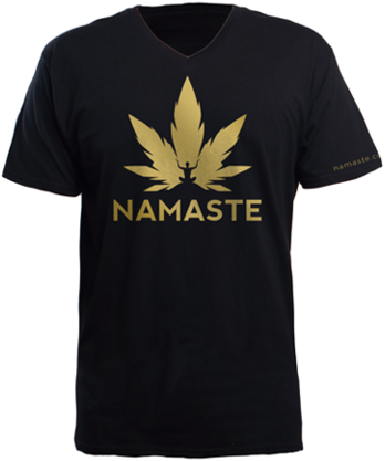 Namaste Shirt Black & Gold - Men's Columbus Crew Sc Adidas Soccer Graphic T-shirt (480x480), Png Download