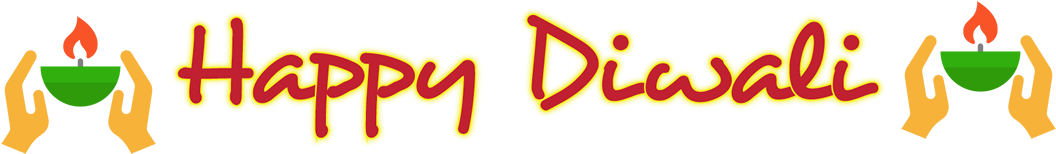 Contact Us - Happy Diwali Text Png (1101x225), Png Download