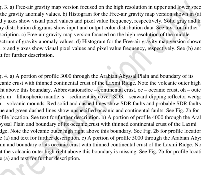 A) Part Of Profile 5000 Through The Southern Portion - Continental Crust (850x741), Png Download