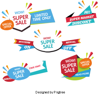 Creative Promotional Discount Banners, Poster Template, - وکتور بنر فروش فوق العاده (360x360), Png Download