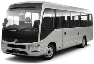 Toyota Coaster 2017, United Arab Emirates - Toyota Coaster Van (480x270), Png Download