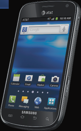 Download Samsung Mobile Phone Free Png Photo Images - Samsung Exhilarate (279x450), Png Download