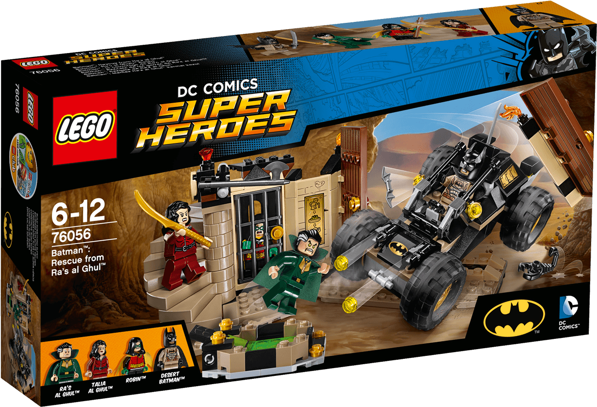 Rescue From Ra's Al Ghul™ - Lego 76056 - Super Heroes Batman: Rescue From Ra's (1488x837), Png Download