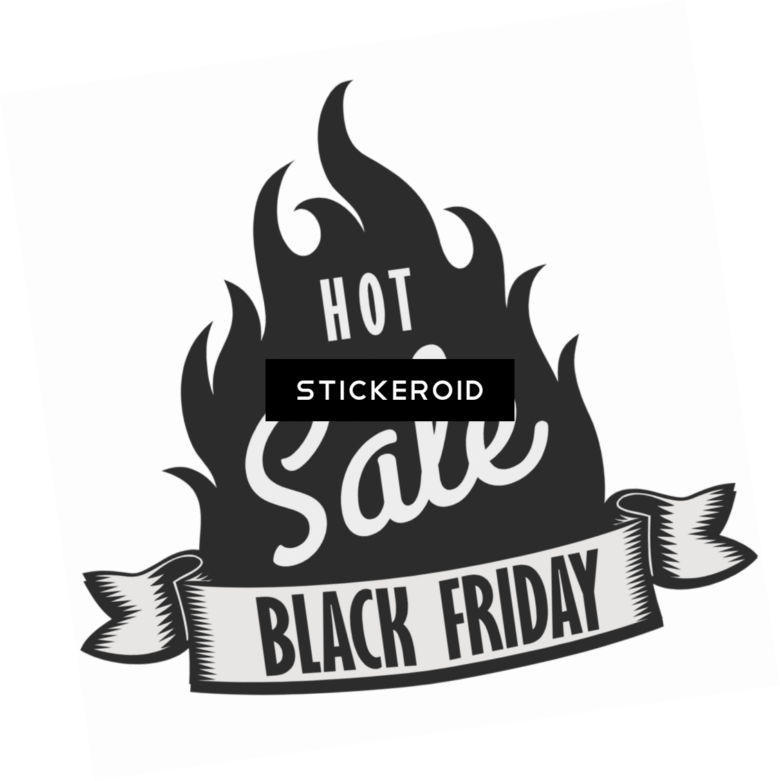 Hot Sale Black Friday - Black Friday (1128x1129), Png Download