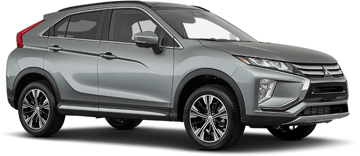 2018 Mitsubishi Eclipse Cross In Mercury Gray Metallic - Mitsubishi Eclipse Cross Gray (940x460), Png Download