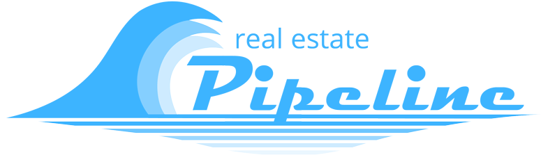 Real Estate Pipeline Blue Logo - Graphic Design (800x244), Png Download