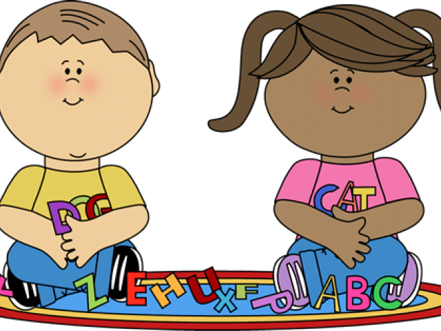 Graphic Black And White Library Centers Clipart Listening - Teachers Pay Teachers Long And Short Vowels Cut And (640x480), Png Download
