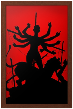 Durga Vector (400x400), Png Download