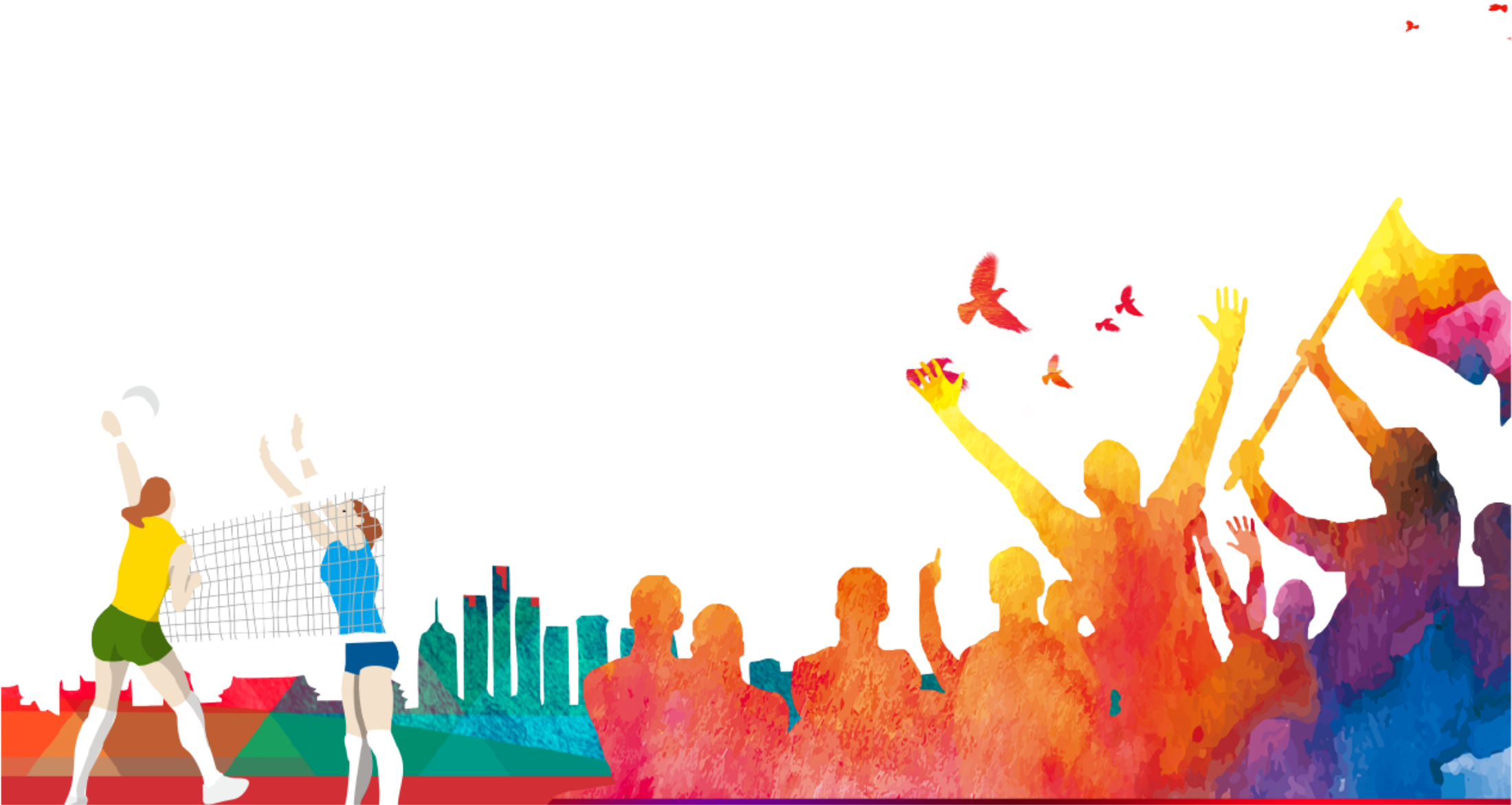 Fresh Colored Street View May Fourth Youth Festival - Youth Day (in China) (2200x1172), Png Download