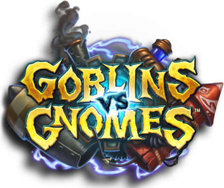 Goblins Vs Gnomes Logo - Goblin Vs Gnomes Hearthstone (450x379), Png Download