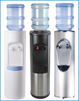 Bottled Spring Water And Free Standing Water Coolers - Water Cooler (310x398), Png Download