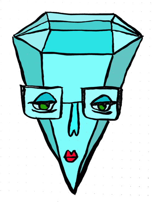 Me As A Diamond - Gif (500x652), Png Download