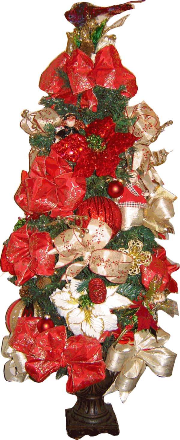 Decorated 3ft Traditional Christmas Tree Http - Christmas Ornament (600x1461), Png Download