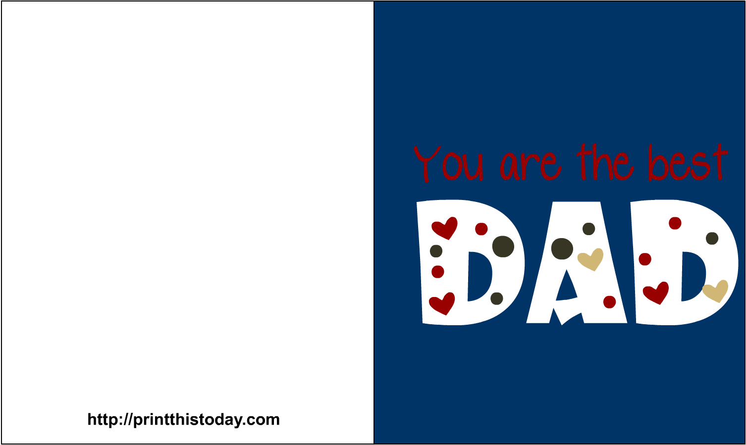 Father Day Cards Print Onwe Bioinnovate Fathers Card - Printable Fathers Day Card From Dog (1650x1275), Png Download