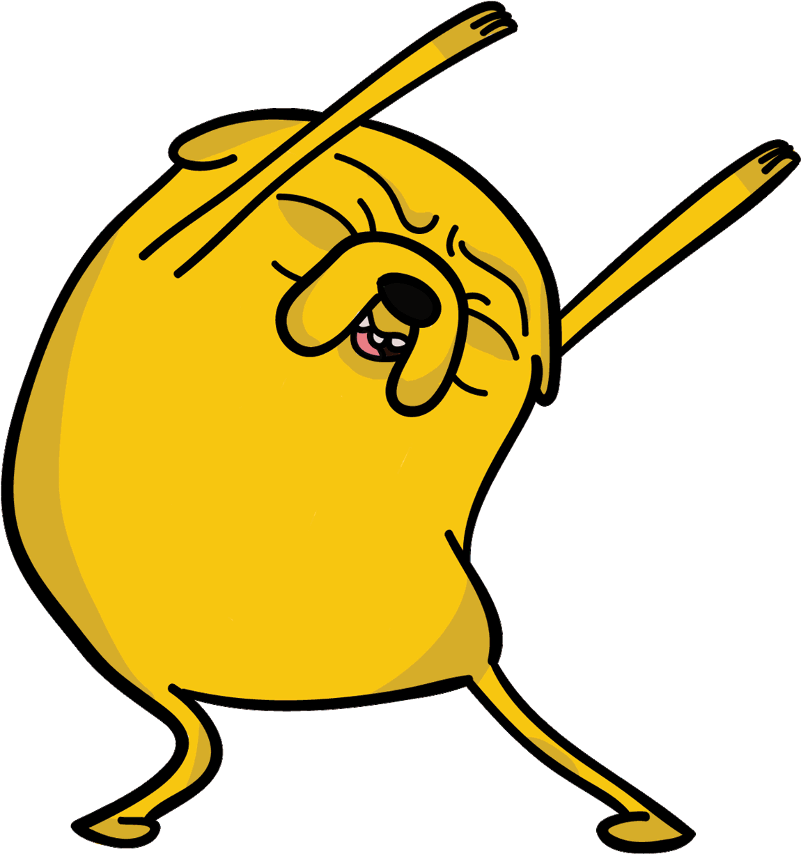 Emoji Adventures Vol 1 The Horse Party Pt Evans Jake - Adventure Time Jake Sticker (1908x1782), Png Download