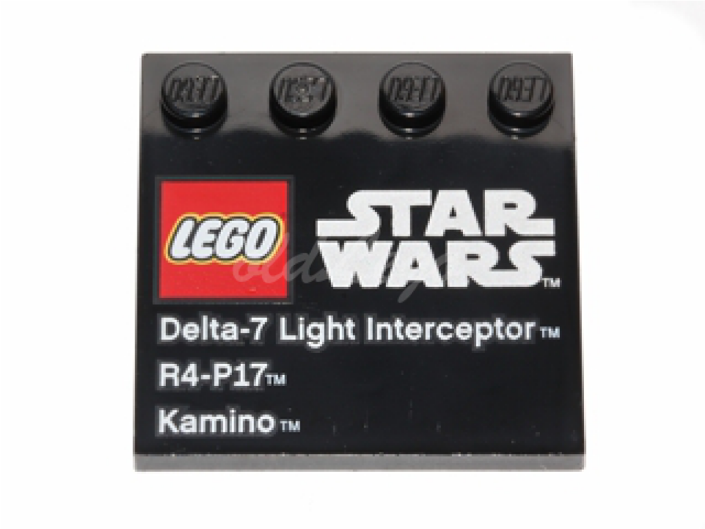 Tile, Modified 4 X 4 With Studs On Edge With Lego Star - Lego Star Wars Clone Trooper Battle Pack (1024x1024), Png Download
