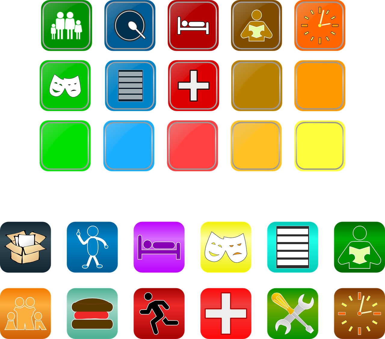 Ikoner Til Pc (1280x1129), Png Download