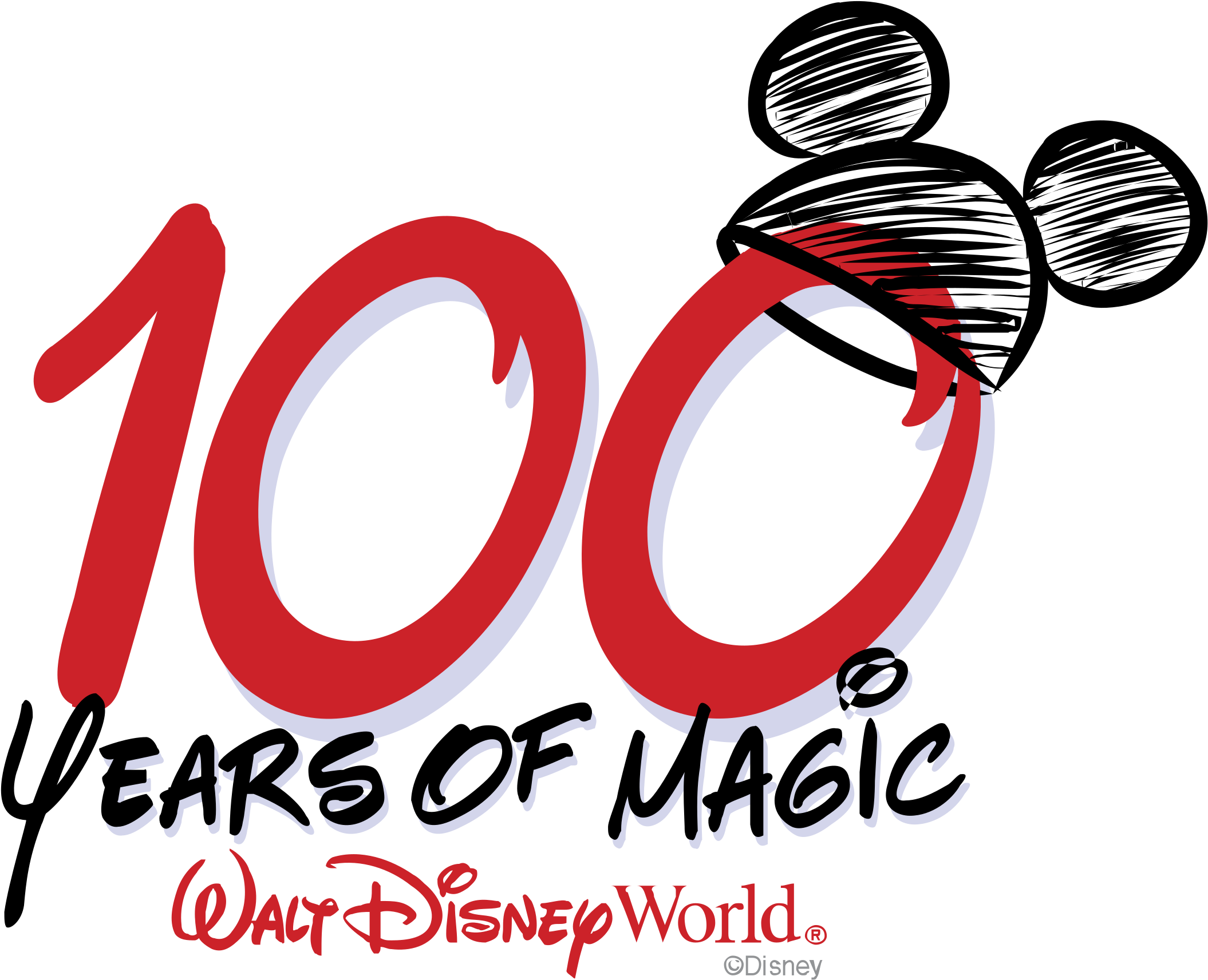 100 Years Of Magic Logo Png Transparent - 100 Years Of Magic Logo (2400x2400), Png Download