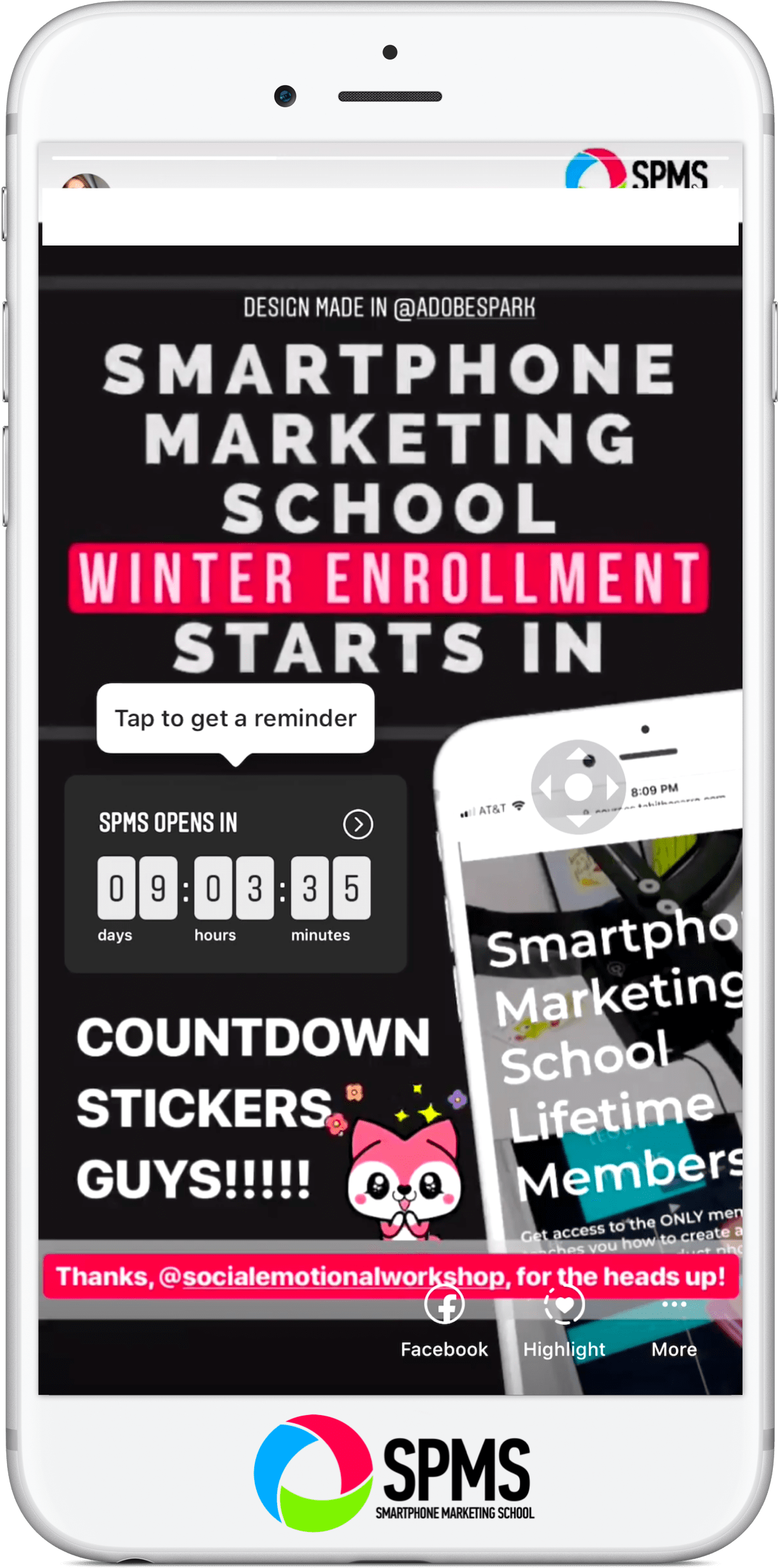 Market Your Launch With The Instagram Stories Countdown - Timer (1448x2668), Png Download